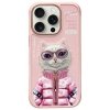 Nimmy etui iPhone 16 Pro 6.3            różowy/pink Cool&Cute 2.0 Cat